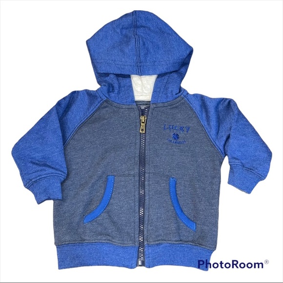 Lucky Brand Other - Lucky brand baby boy 12 months zip up hoodie
